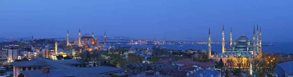 Türkei, Istanbul, Hagia Sophia und Blaue Moschee - SIEF005301