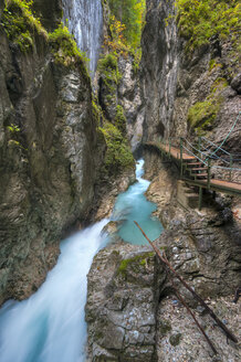 Germany, Bavaria, Leutasch Gorge near Mittenwald - RJF000108