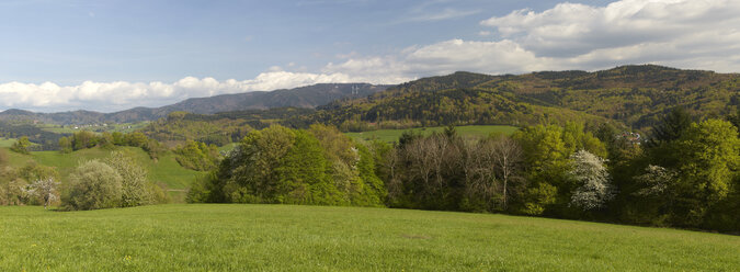 Deutschland, Baden-Württemberg, Breisgau, Blick von Schönberg bei Freiburg zum Schauinsland, Schwarzwald - DHL000421