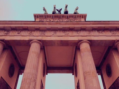 Brandenburger Tor, Berlin, Deutschland, lizenzfreies Stockfoto