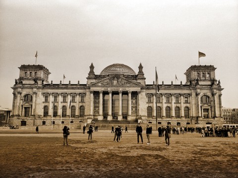 Reichstag, Berlin, Deutschland, lizenzfreies Stockfoto