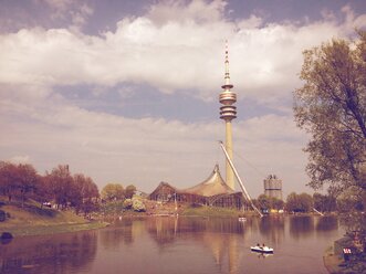 Olympiaturm, Fernsehturm, Olympiapark, München, Deutschland - RIMF000269