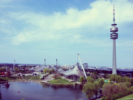 Olympiaturm, Fernsehturm, Olympiapark, München, Deutschland - RIMF000270