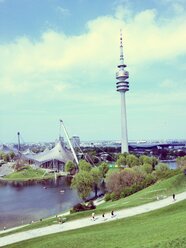 Olympiaturm, Fernsehturm, Olympiapark, München, Deutschland - RIMF000271