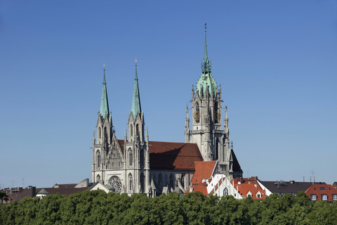 Deutschland, Bayern, München, Paulskirche, lizenzfreies Stockfoto