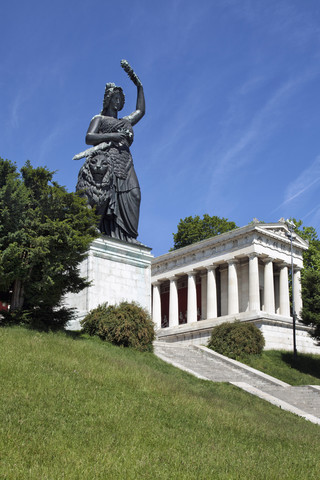 Deutschland, Bayern, München, Ruhmeshalle bei Bayern, lizenzfreies Stockfoto