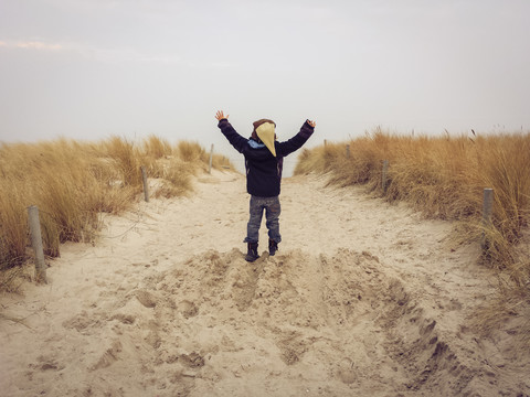 Ruegen, Baltic Sea, Mecklenburg-Vorpommern, Island, winter, Beach, sea stock photo