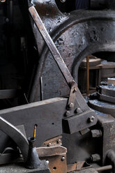Germany, Bavaria, Josefsthal, metal shears at historic blacksmith's shop - TCF003951