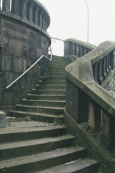 Germany, Hamburg, Staircase to Freihafenelbbruecke - MSF003818