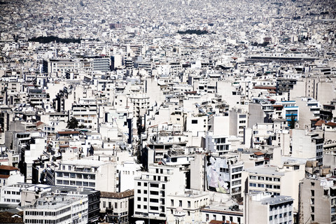 Greece, Attica, Athens, Cityscape stock photo