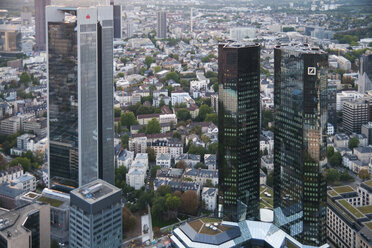 Deutschland, Hessen, Frankfurt, Blick auf das Finanzviertel - CSTF000295