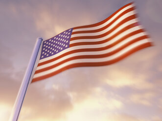 Flag of America, 3D Rendering - UWF000098