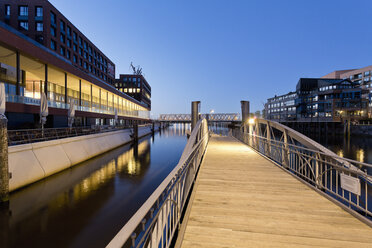 Germany, Hamburg, Ferry dock at Magdeburger Hafen in Hafencity - MSF003832