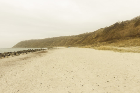 Deutschland, Mecklenburg-Vorpommern, Hiddensee, Kloster, Blick auf den Strand, lizenzfreies Stockfoto