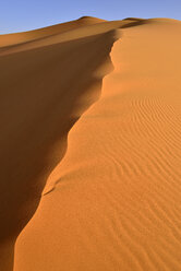 Algeria, Tassili n' Ajjer, Sahara, sand ripples of desert dune - ESF001034