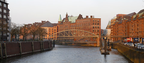 Deutschland, Hamburg, Speicherstadt, lizenzfreies Stockfoto