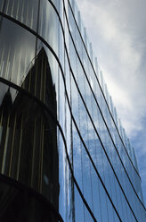 Czechia, Prague, part of glass facade with reflection - FCF000173