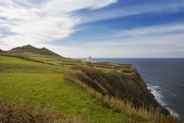 Portugal, Azores, Sao Miguel, Lighthouse Farol da Ponta da Ferraria - ONF000529