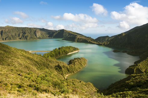 Portugal, Azoren, Sao Miguel, Kratersee Lago di Fogo - ONF000534
