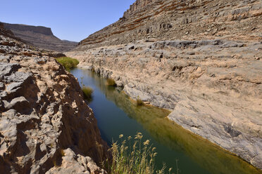 Algerien, Tassili N'Ajjer National Park, Iherir, Wasser in einem Guelta in der Idaran-Schlucht - ES001074