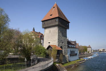 Deutschland, Baden-Württemberg, Konstanz, Rheintorturm, Bodensee - WIF000633