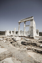 Griechenland, Kykladen, Naxos, Tempel von Sangri, Demeter-Tempel - KRPF000472