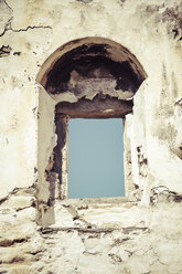 Griechenland, Kykladen, Naxos, Detail einer Ruine - KRPF000469