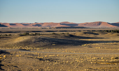 Africa, Namibia, Sossusvlei, Landscape, Sand dunes at sunrise - HLF000478