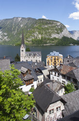 Österreich, Oberösterreich, Salzkammergut, Hallstatt, Hallstätter See, Evangelische Kirche - WWF003266