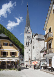 Österreich, Oberösterreich, Salzkammergut, Hallstatt, Evangelische Kirche - WWF003267