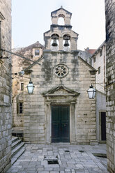 Croatia, Dubrovnik, view to Saint Nicholas church at historic old city - WEF000093