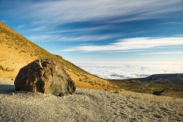 Spain, Canary Islands, Tenerife, Pico del Teide in Teide National Park, Lava rock, Huevos del Teide, Teide-egg - WG000279