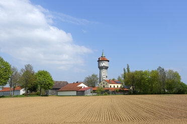 Germany, Bavaria, Upper Bavaria, Schernfeld, Rupertsbuch, Water tower - LB000750