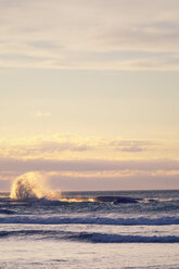 New Zealand, Sunset at Kahurangi Point - WV000642