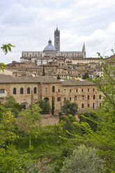 Italien, Toskana, Siena, Blick auf den Dom von Siena - YFF000139