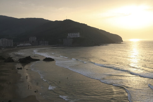 Spain, Bilbao, Beach, Sunset - MKLF000030