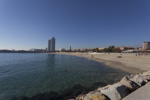 Spanien, Katalonien, Barcelona, Stadtstrand - MKLF000029