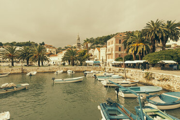 Kroatien, Hafen und Altstadt von Hvar - MEMF000007