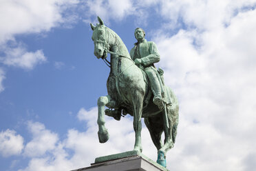 Belgium, Brussels, Place de l'Albertine, equestrian statue Albert I of Belgium - WIF000678