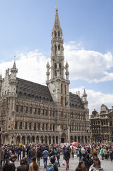 Belgien, Brüssel, Rathaus am Grand Place, Grote Markt - WIF000715