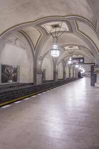 Deutschland, Berlin, historischer U-Bahnhof Heidelberger Platz - NKF000131