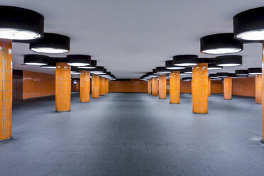 Germany, Berlin, unfinished subway station at the international congress centrum - NKF000147