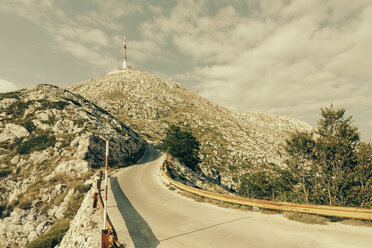 Croatia, Dalmatia, Biokovo, Mountain road at Sveti Jure - MEMF000052