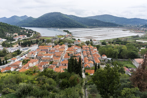 Kroatien, Peljesac, Ston, Historische Altstadt und Salzbergwerk - WEF000098