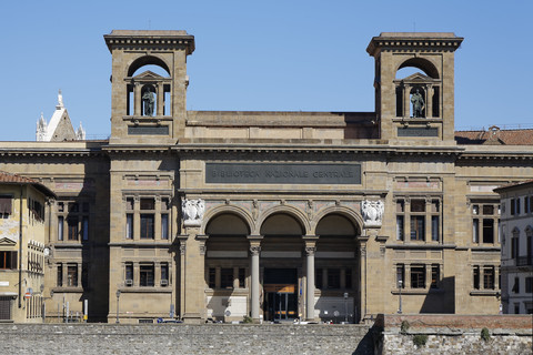 Italy, Tuscany, Florence, Biblioteca Medicea Laurenziana stock photo