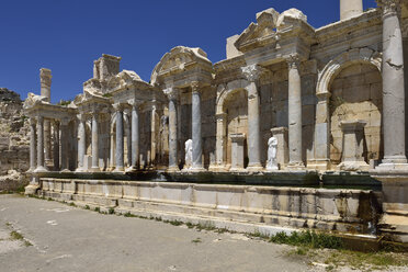 Turkey, Antalya Province, Pisidia, Reconstructed antique nymphaeum, Archaeological site of Sagalassos - ES001154