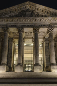 Germany, Berlin, Entry of Reichstag - HHEF000091