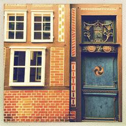 Heimatmuseum der Stadt Buxtehude, Tür und Fassade, Niedesachsen, Deutschland - MEMF000063