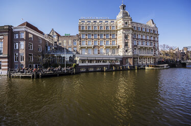 Netherlands, Holland, Amsterdam, NH Doelen Hotel with terrace - THAF000418