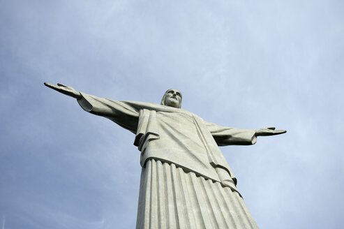 Brasilien, Rio de Janeiro, Corcovado, Jesus Christus der Erlöser Statue - FLK000282